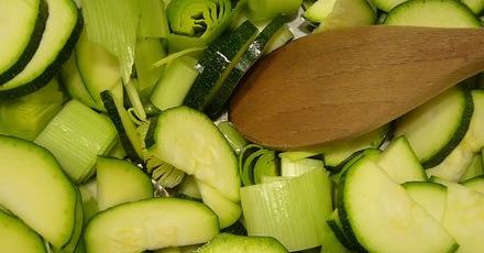 Zucchini w kuchni bogini