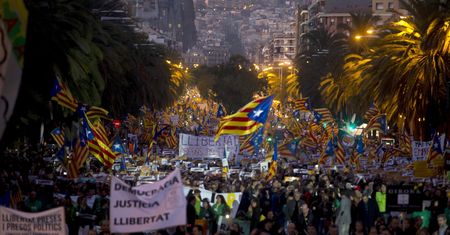 Ogromna demonstracja w Barcelonie. 750 tys. osób na ulicach