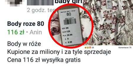 116 zł zamiast 39 zł. Na zamkniętych grupach kwitnie handel dziecięcymi ubrankami