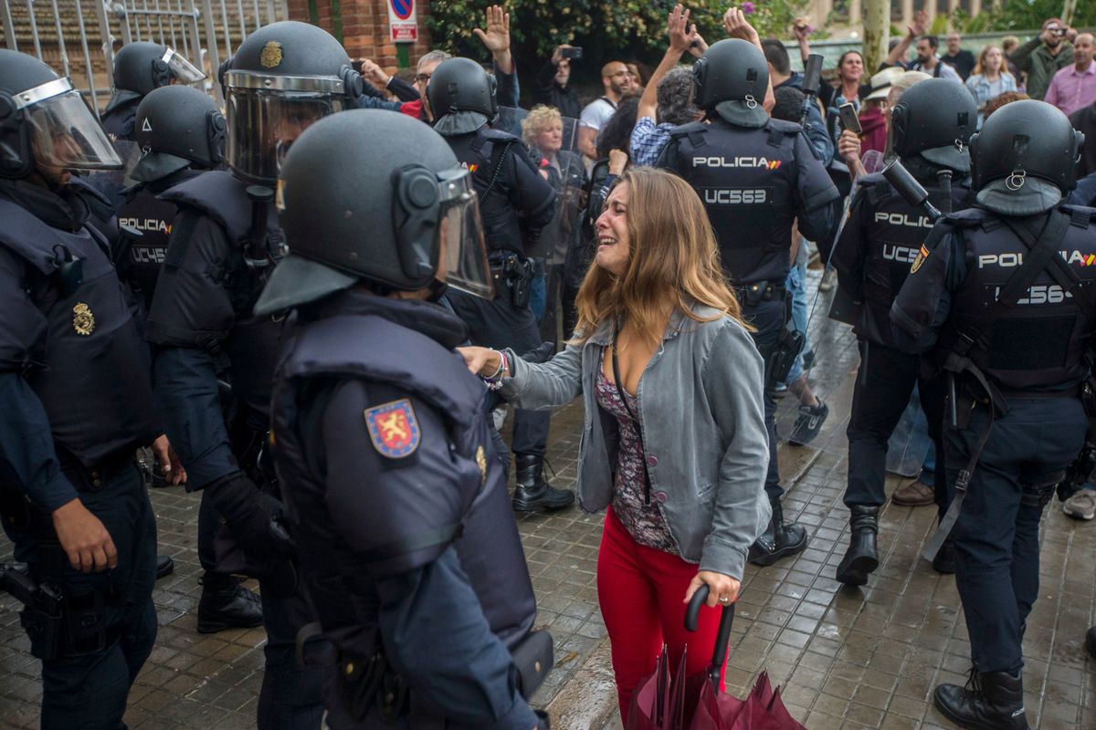 Dramatyczna relacja Polki z Katalonii. "Jesteśmy w szoku"