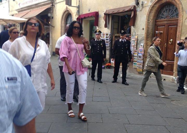 Barack i Michelle Obama na urlopie w Toskanii