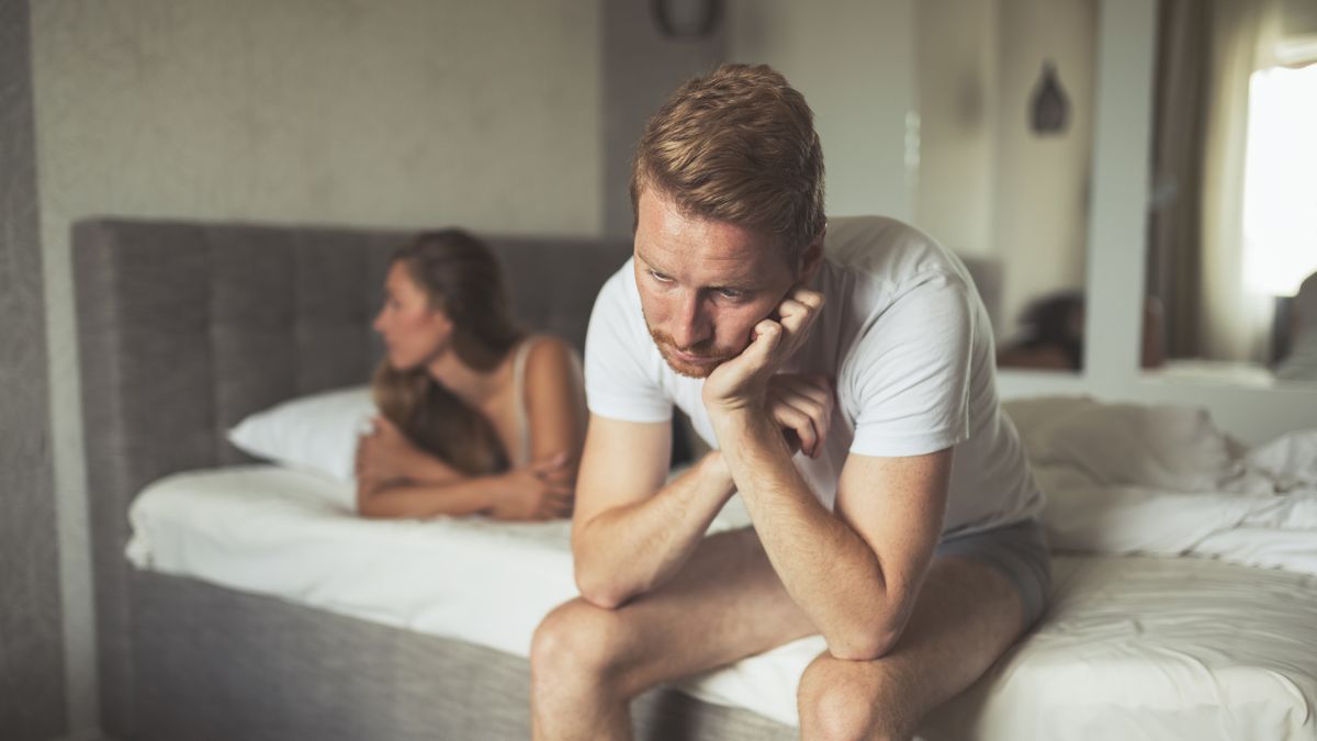 Couple having problems in relationship