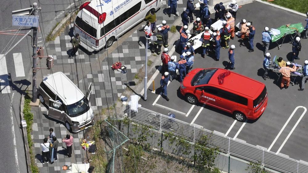 Samochód wjechał w grupę przedszkolaków, Japonia