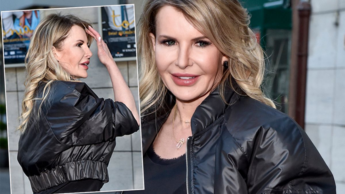 Joanna Racewicz na premierze filmu Tonia