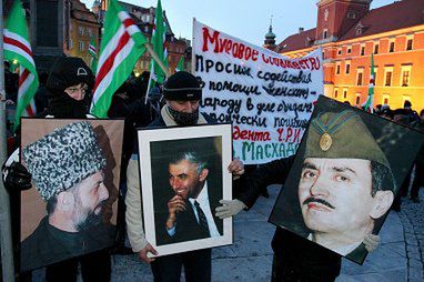 Proczeczeńska demonstracja w Warszawie