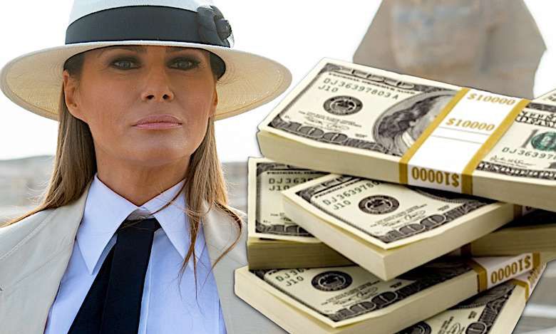 Melania Trump w Egipcie. Ile wydała na hotel?