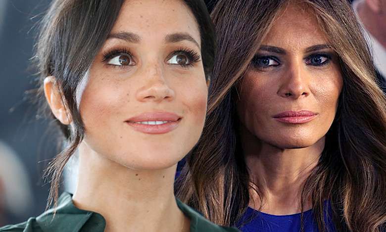 Melania Trump podrabia Meghan Markle! Ubrała się niemalże tak samo jak księżna Sussexu!