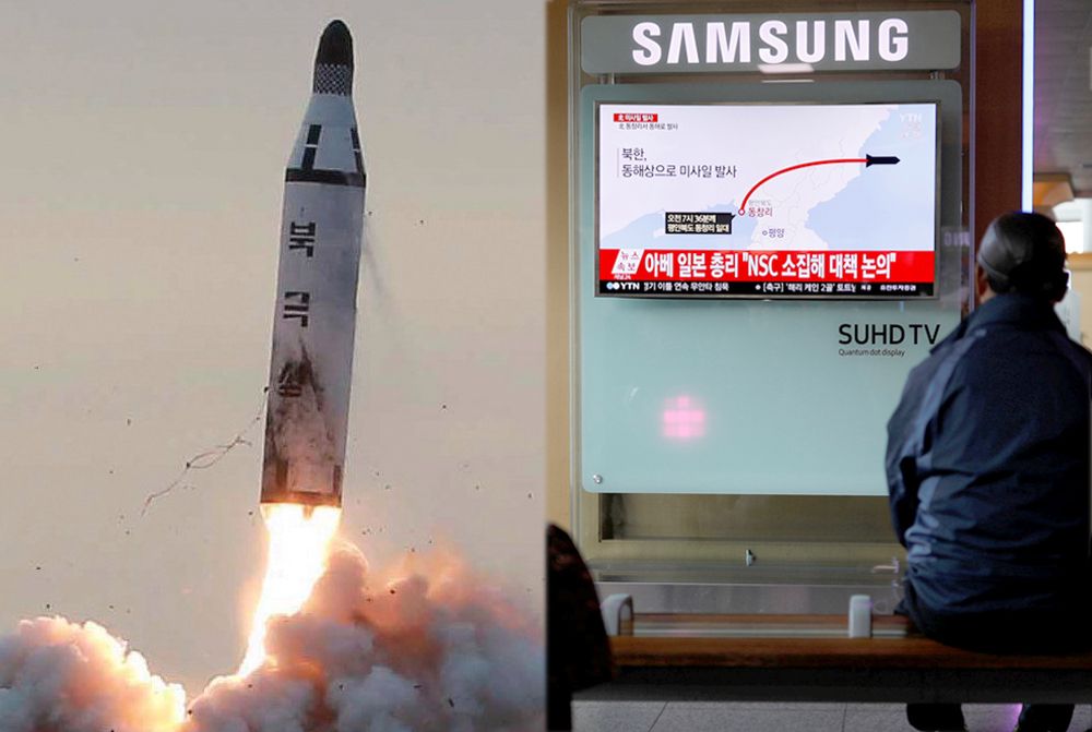 Kim Dzong Un odpalił rakiety w stronę Japonii