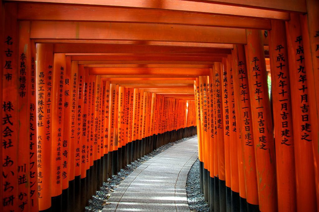 Świątynia Fushimi Inari Taisha w Kioto, Japonia