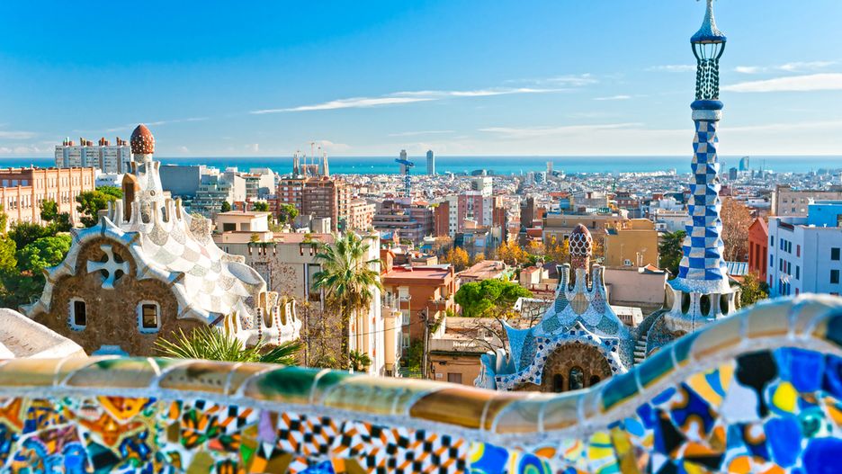 Park Guell w Barcelonie - Hiszpania
