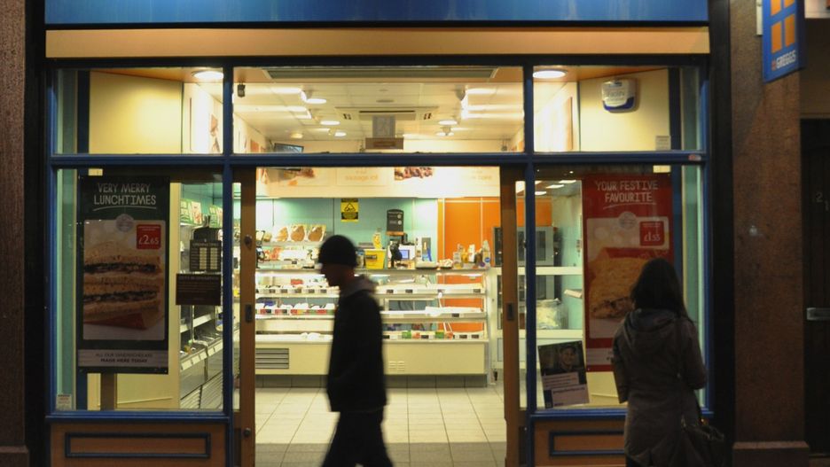 Piekarnia Greggs w Wielkiej Brytanii