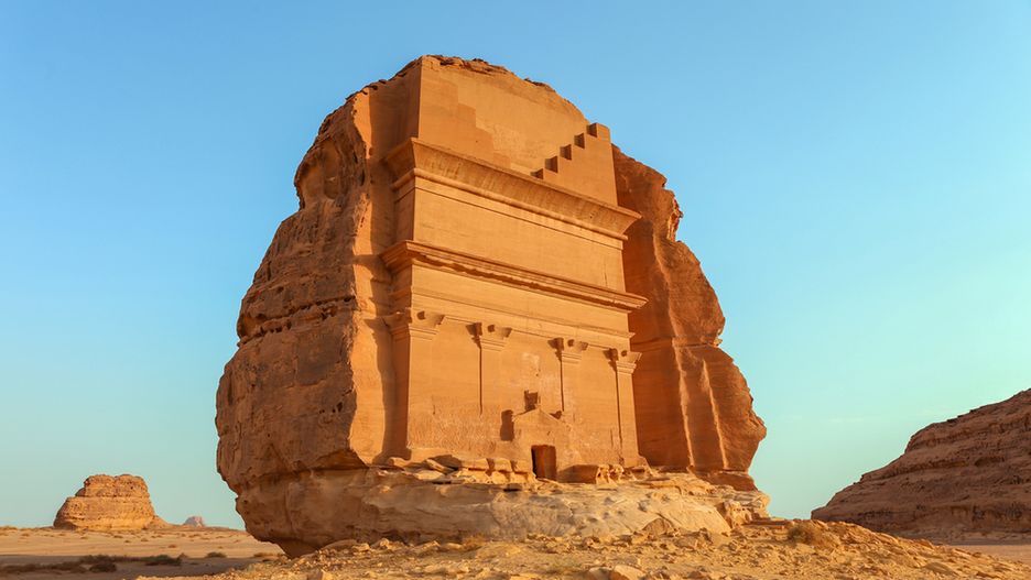Miasto Mada'in Salih w Arabii Saudyjskiej