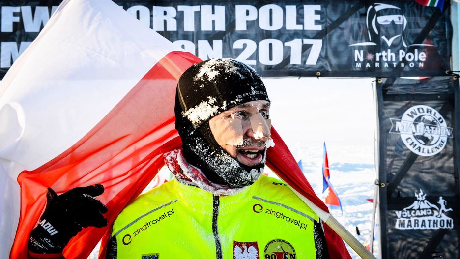 Piotr Suchenia wygrał ekstremalny bieg na Antarktydzie