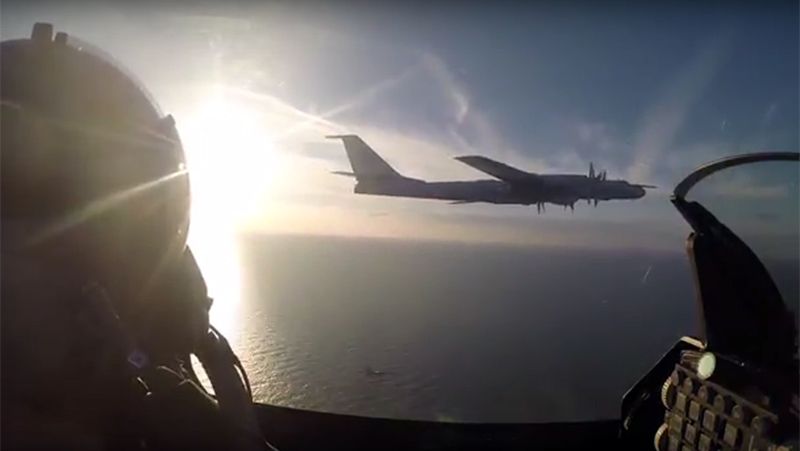  Tu-95 rzadko spotykane są w tej części Bałtyku.