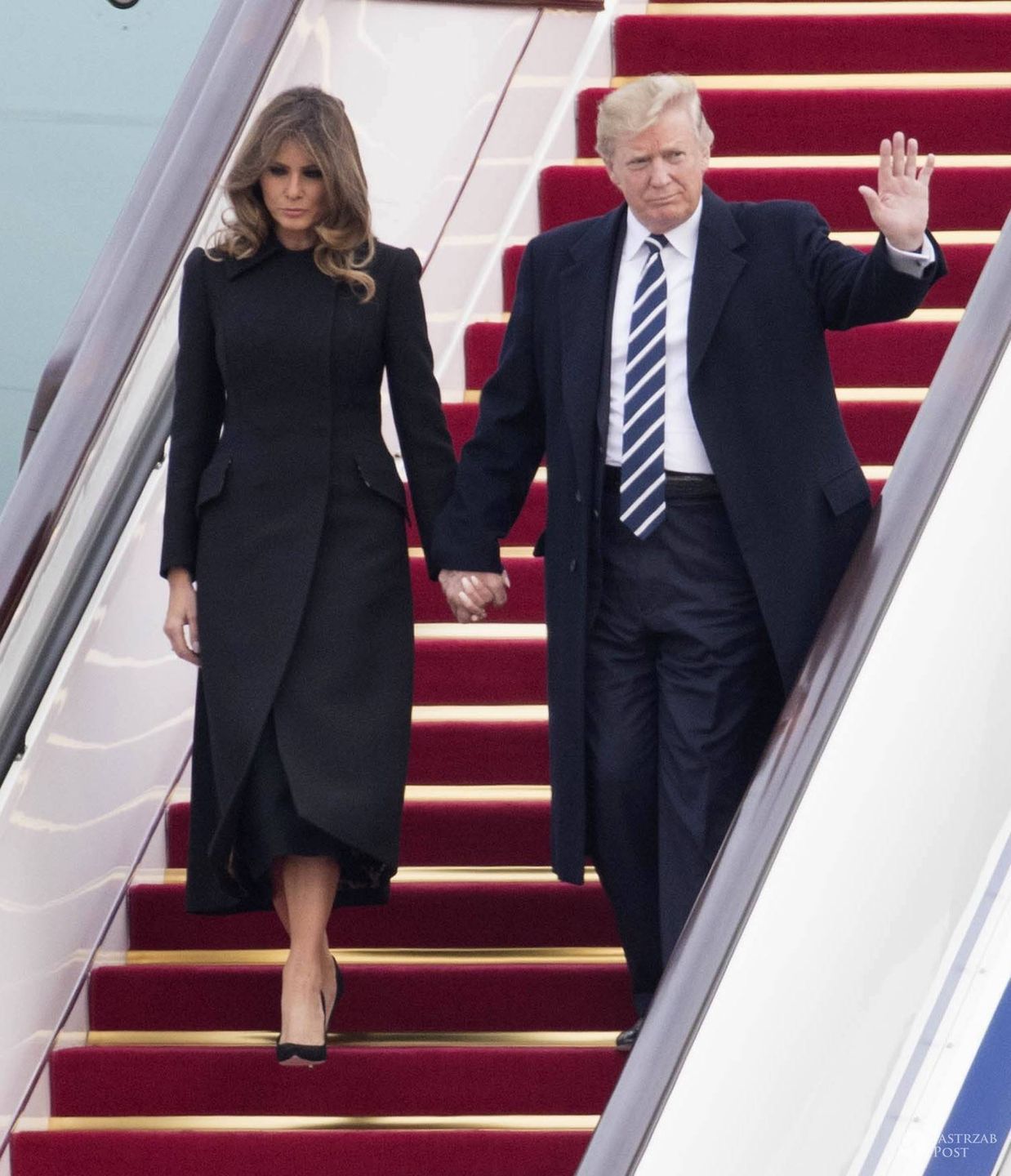 Melania Trump i Donald w Chinach