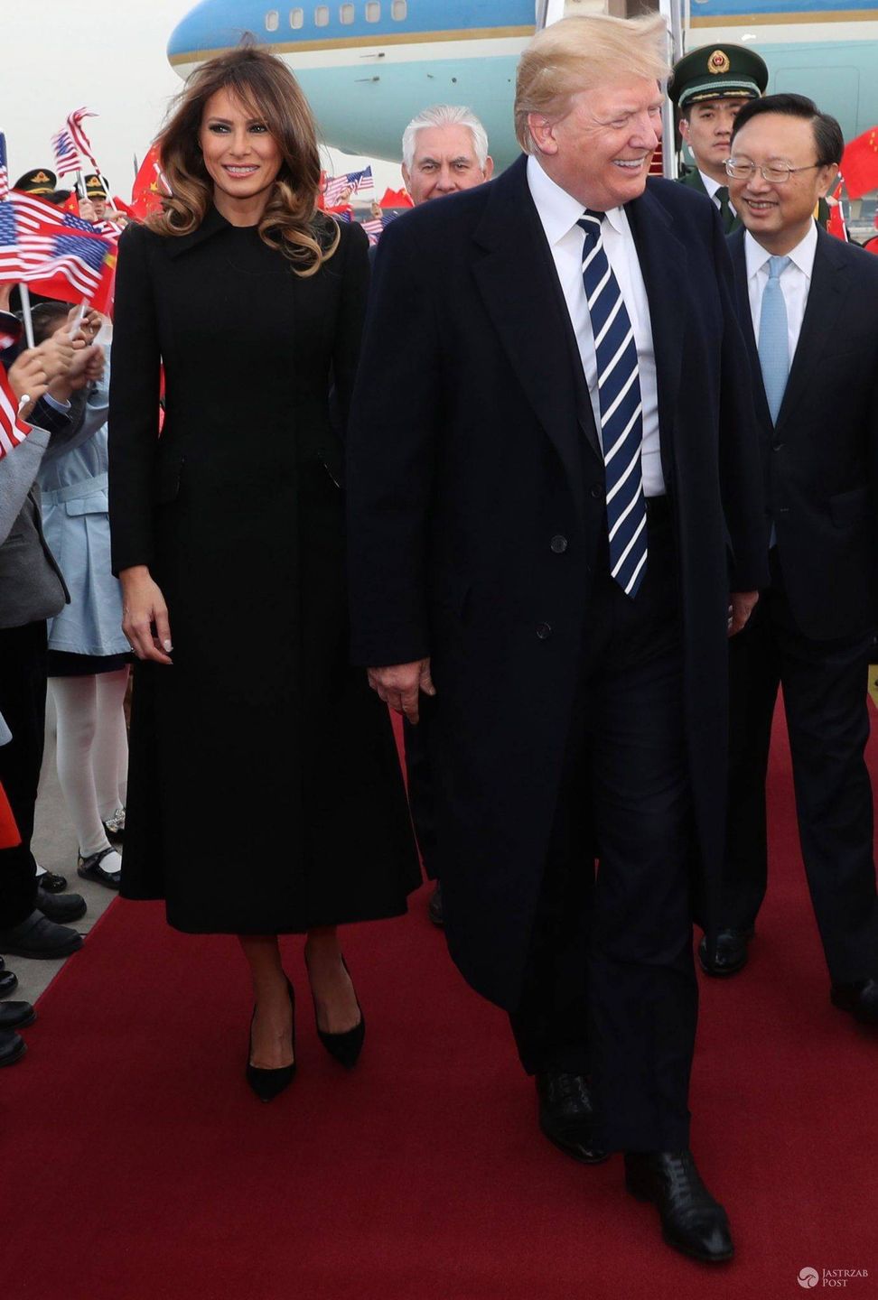 Melania Trump i Donald w Chinach