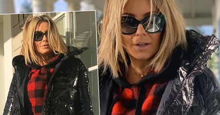 Małgorzata Rozenek ubrana w lateks pozuje na mrozie. Jest ogień!