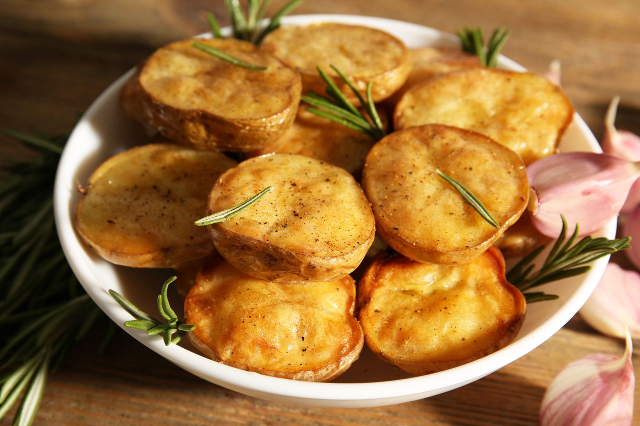 Pieczone ziemniaki z kminkiem