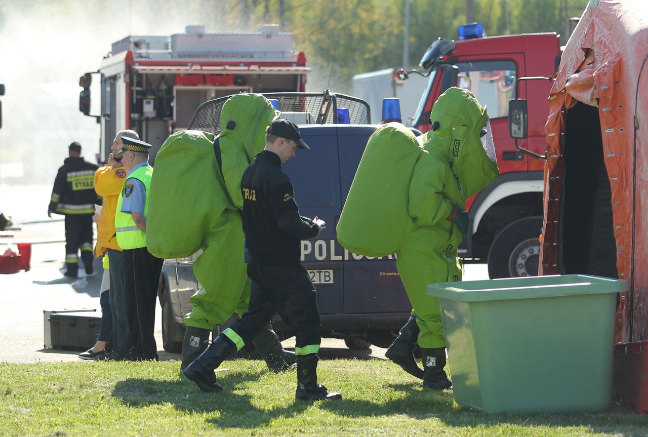 Wyciek amoniaku w Międzyrzecu Podlaskim. Wstrzymana produkcja w zakładzie drobiarskim