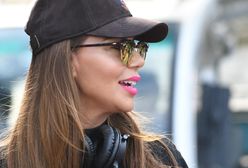 Edyta Górniak w Sopocie. Wylegiwała się na plaży