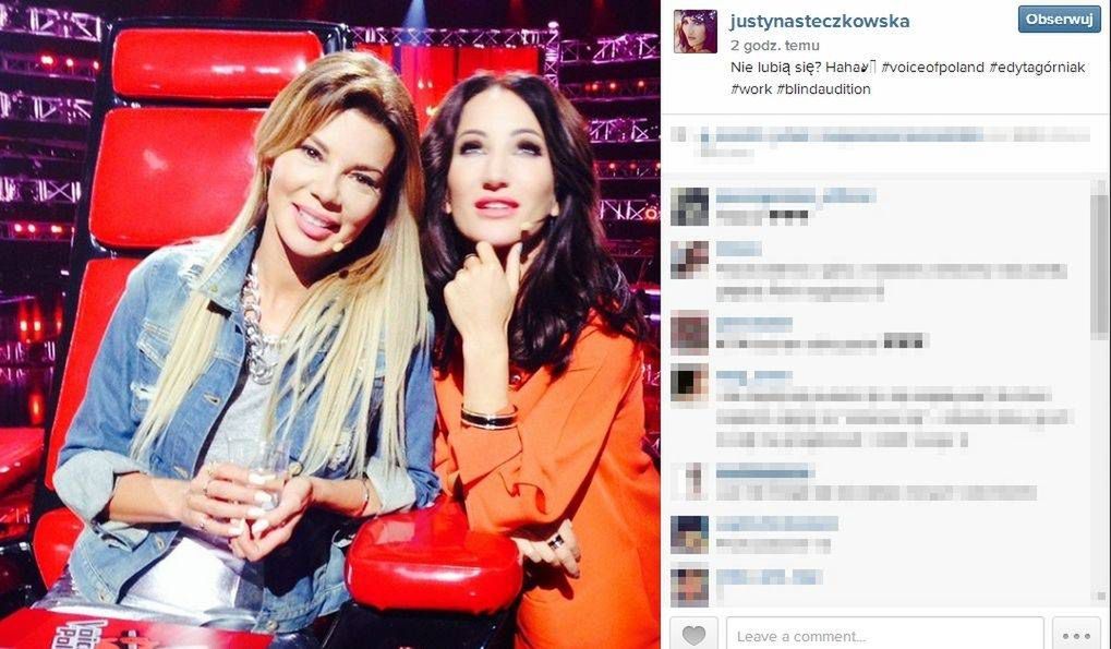 Justyna Steczkowska i Edyta Górniak

Fotografia: screen z Instagram.com