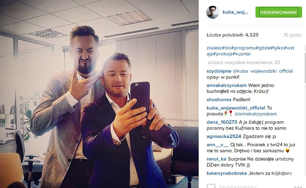 Kuba Wojewódzki skometował transfer Jarosława Kuźniara