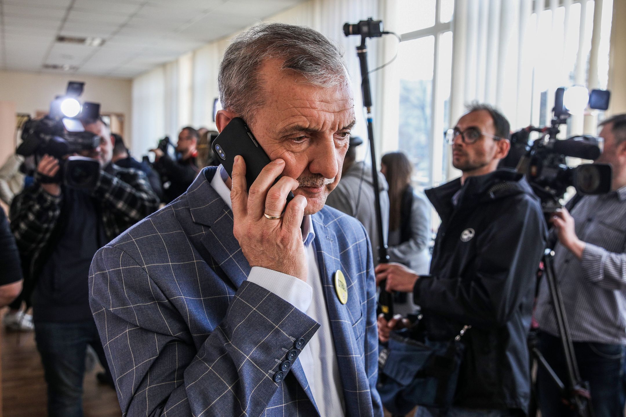 Lider strajku nauczycieli Sławomir Broniarz.