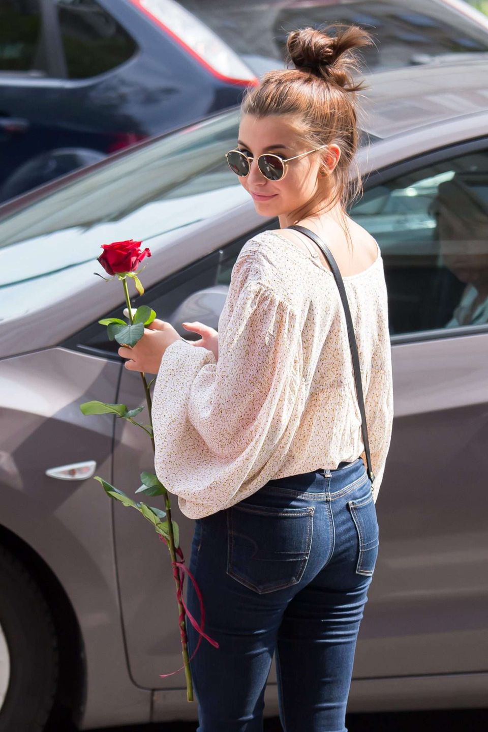 Julia Wieniawa na kolacji