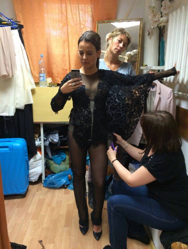 Anna Mucha w kostiumie na Sabat Czarownic