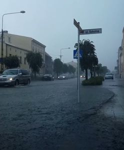 Burze nad Wielkopolską. Podtopione ulice i interwencje straży pożarnej