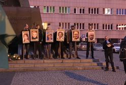 Katowice. Powiesili zdjęcia europosłów na szubienicy. Śledztwo będzie kontynuowane