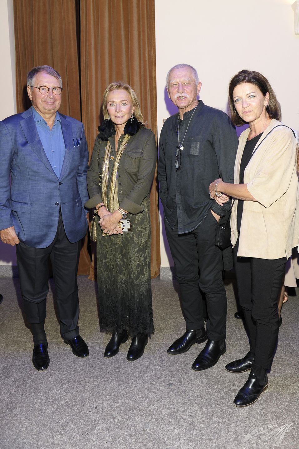 Jerzy Starak, Anna Woźniak Starak na premierze w Teatrze Kamienica
