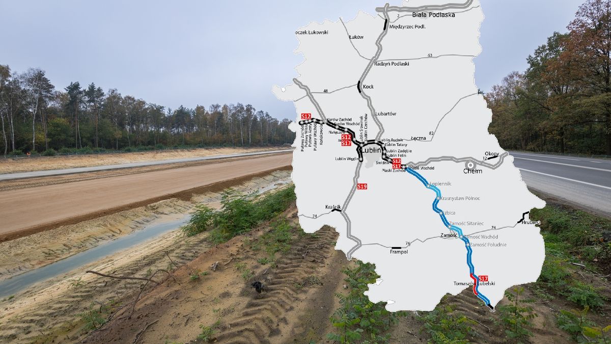 Ruszyły prace na trasie S17 - obwodnicy Tomaszowa Lubelskiego
