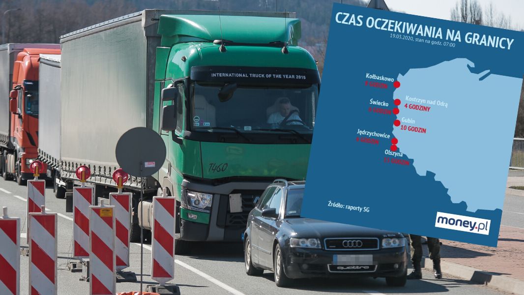 Korki na granicach są coraz mniejsze, choć są punkty, gdzie ciągle trzeba czekać kilkanaście godzin.