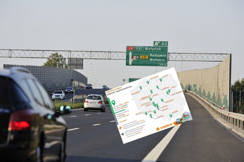 GDDKiA chwali się nowymi obwodnicami. W trzy lata powstało prawie 170 km