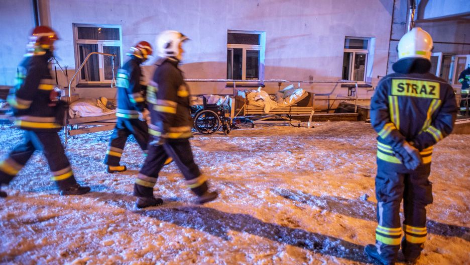 Pomorskie. Pożar w hospicjum w Chojnicach wybuchł w nocy, zginęły 4 osoby