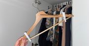 Przypinam spinacze do wieszaka. Rozwiązują mój kobiecy problem