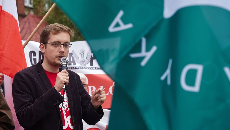 Poseł Ruchu Narodowego Robert Winnicki został skazany prawomocnym wyrokiem za podżeganie do przemocy