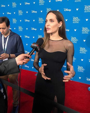 Angelina Jolie - promocja Czarownicy