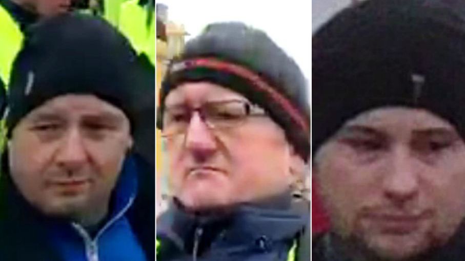 Funkcjonariusze zwracają się z prośbą o pomoc w ustaleniu tożsamości tych mężczyzn