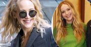 Jennifer Lawrence dumnie eksponuje ciążowe krągłości na pokazie filmu. Spory brzuszek oznacza, że poród już niebawem