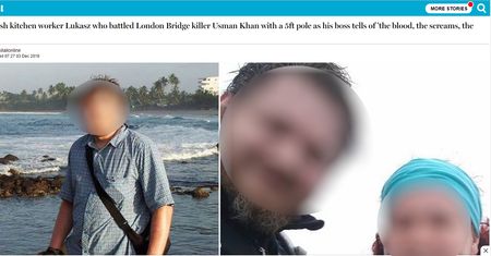 Atak na Moście Londyńskim. Kim jest Łukasz, Polak o którym mówi świat? Brytyjskie media ujawniły wizerunek