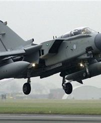 Myśliwiec Tornado wpadł do morza