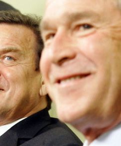 Schroeder ostrzega Busha przed kolejną wojną