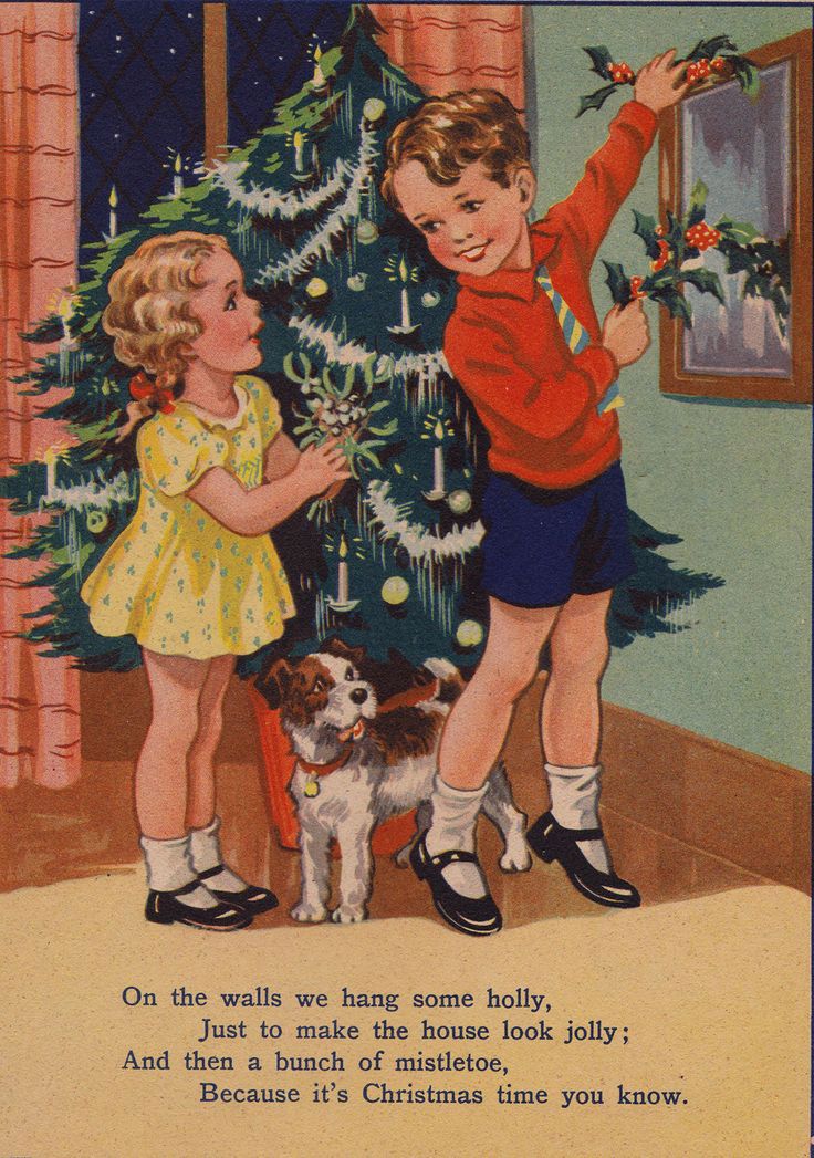 Kartka świąteczna z 1930 r. 