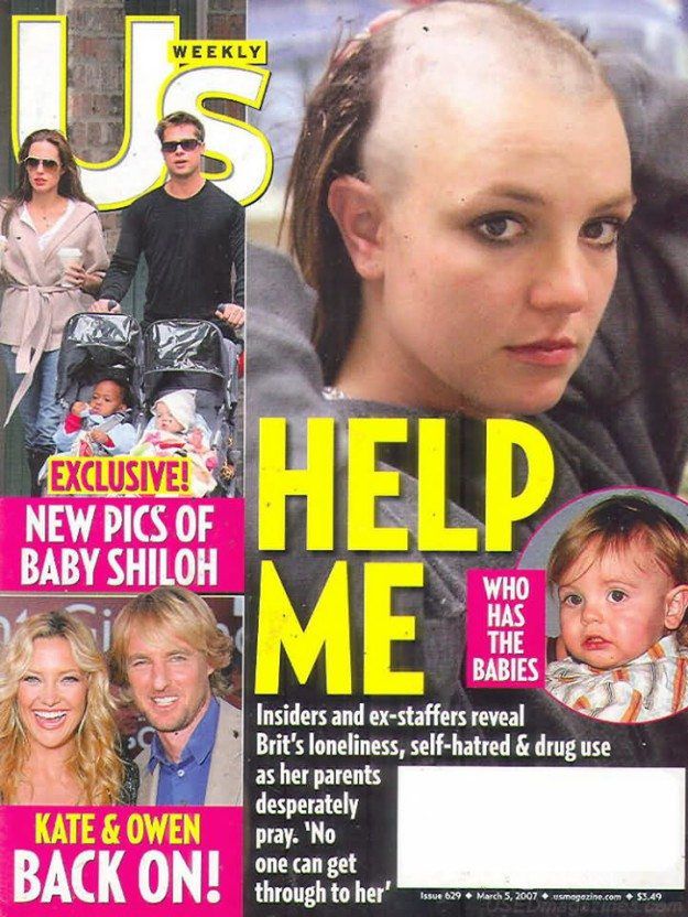 Britney Spears ogoliła głowę na łyso - załamanie nerwowe