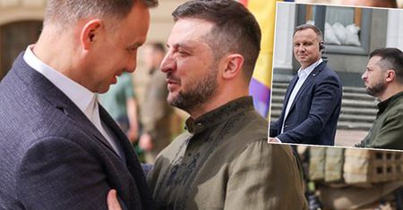 Historyczny moment! Ukraińcy upamiętnili Andrzeja Dudę w niezwykły sposób. Uwagę przykuwał strój Włodymyra Zełenskiego