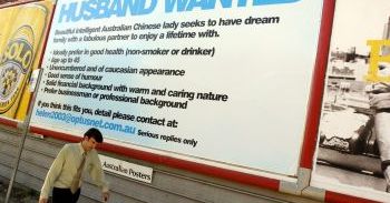 Szukała męża na billboardzie