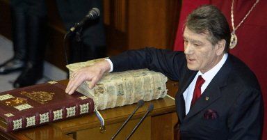 Prezydent Wiktor Juszczenko: Ukraina jest wolna i niezależna!