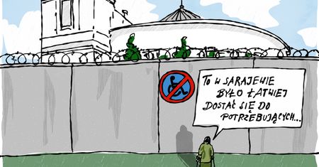 Sejm jak oblężone miasto. Ochojska wspomina wojnę na Bałkanach